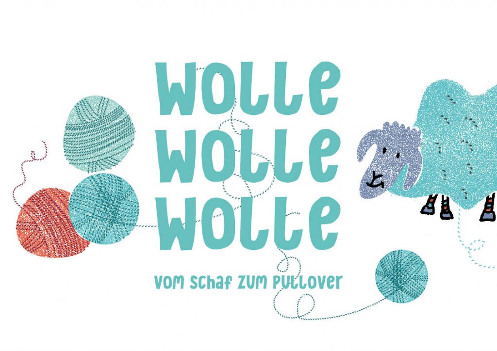 Wolle, Wolle, Wolle – vom Schaf zum Pullover, Projekt von Halle 36 e.V.